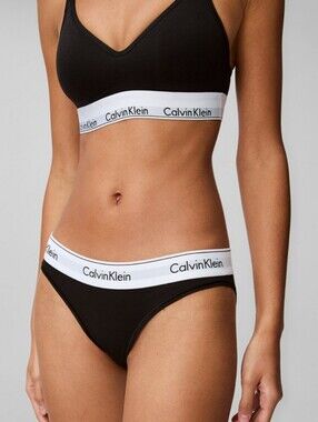 Calvin Klein Modern Cotton Bikini- Black